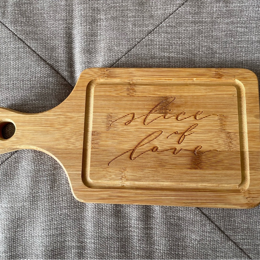 4 mini cheese board engraved